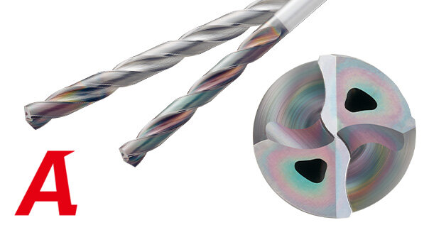 高性能内冷油孔硬质合金钻头